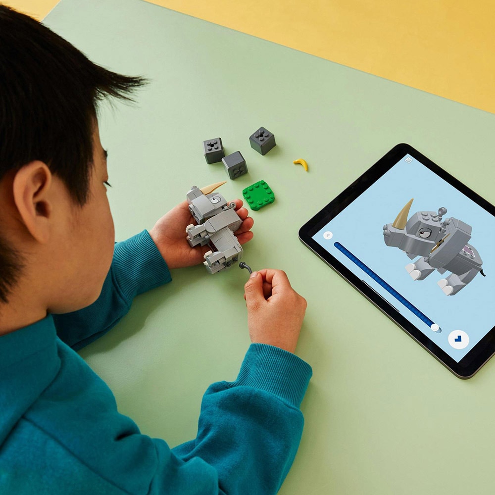 LEGO Super Mario: Rinocerul Rambi -  Set de extindere 71420, 7 ani+, 106 piese
