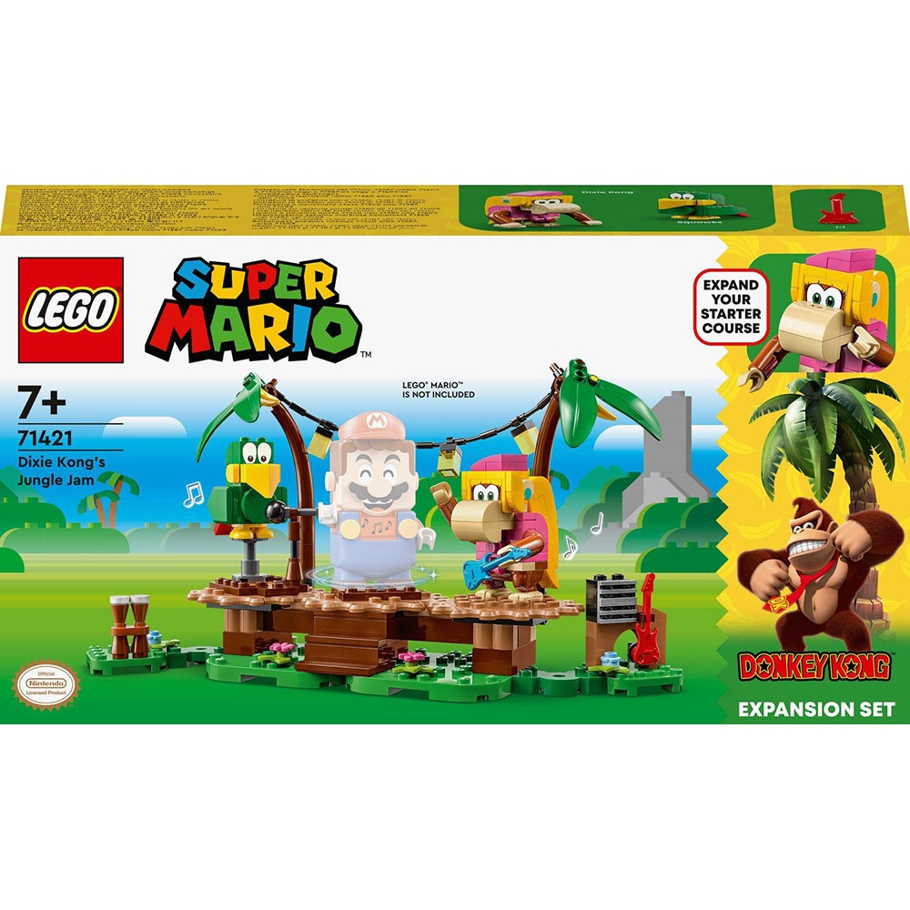 LEGO Super Mario: Concertul lui Dixie jungla - Set de extindere 71421, 7 ani+, 174 piese