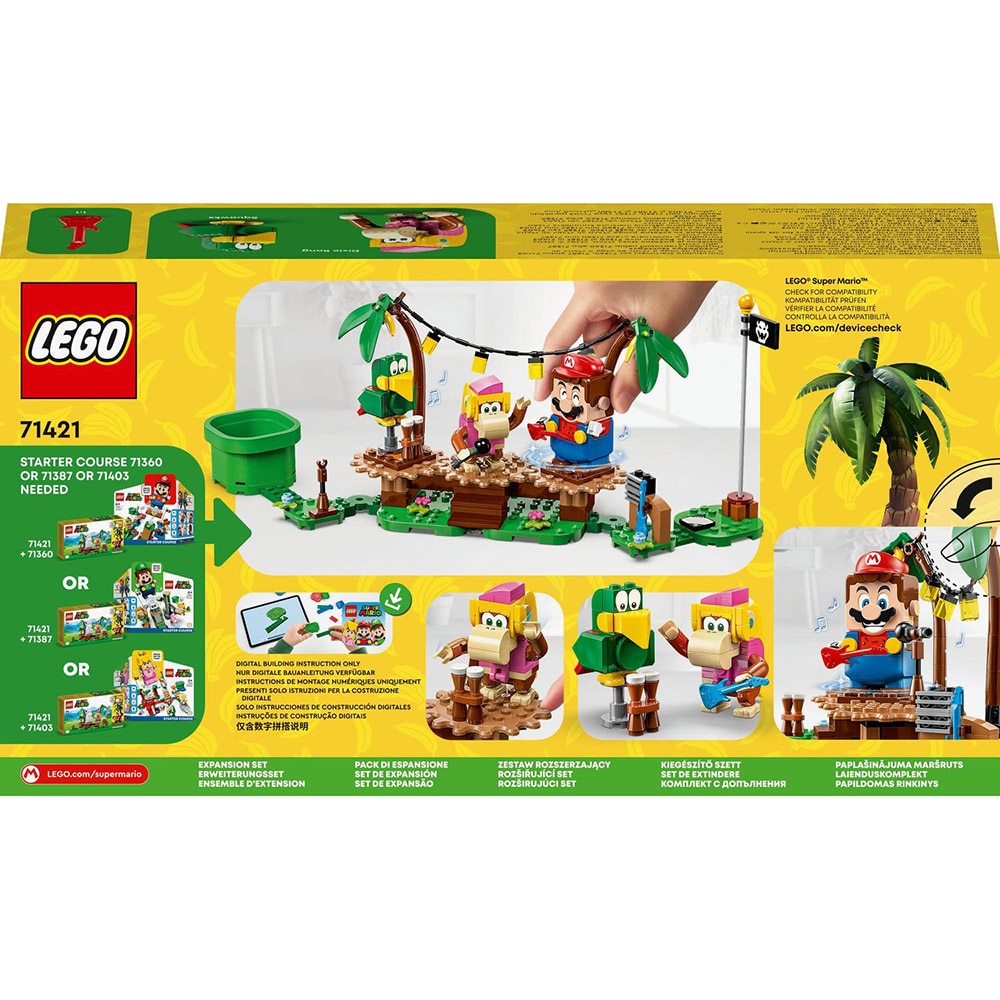 LEGO Super Mario: Concertul lui Dixie jungla - Set de extindere 71421, 7 ani+, 174 piese