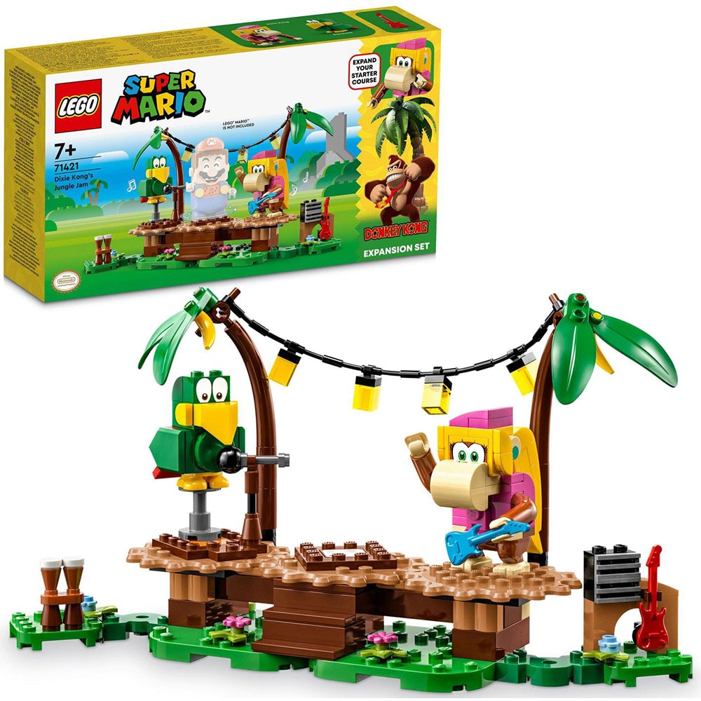 LEGO Super Mario: Concertul lui Dixie jungla - Set de extindere 71421, 7 ani+, 174 piese