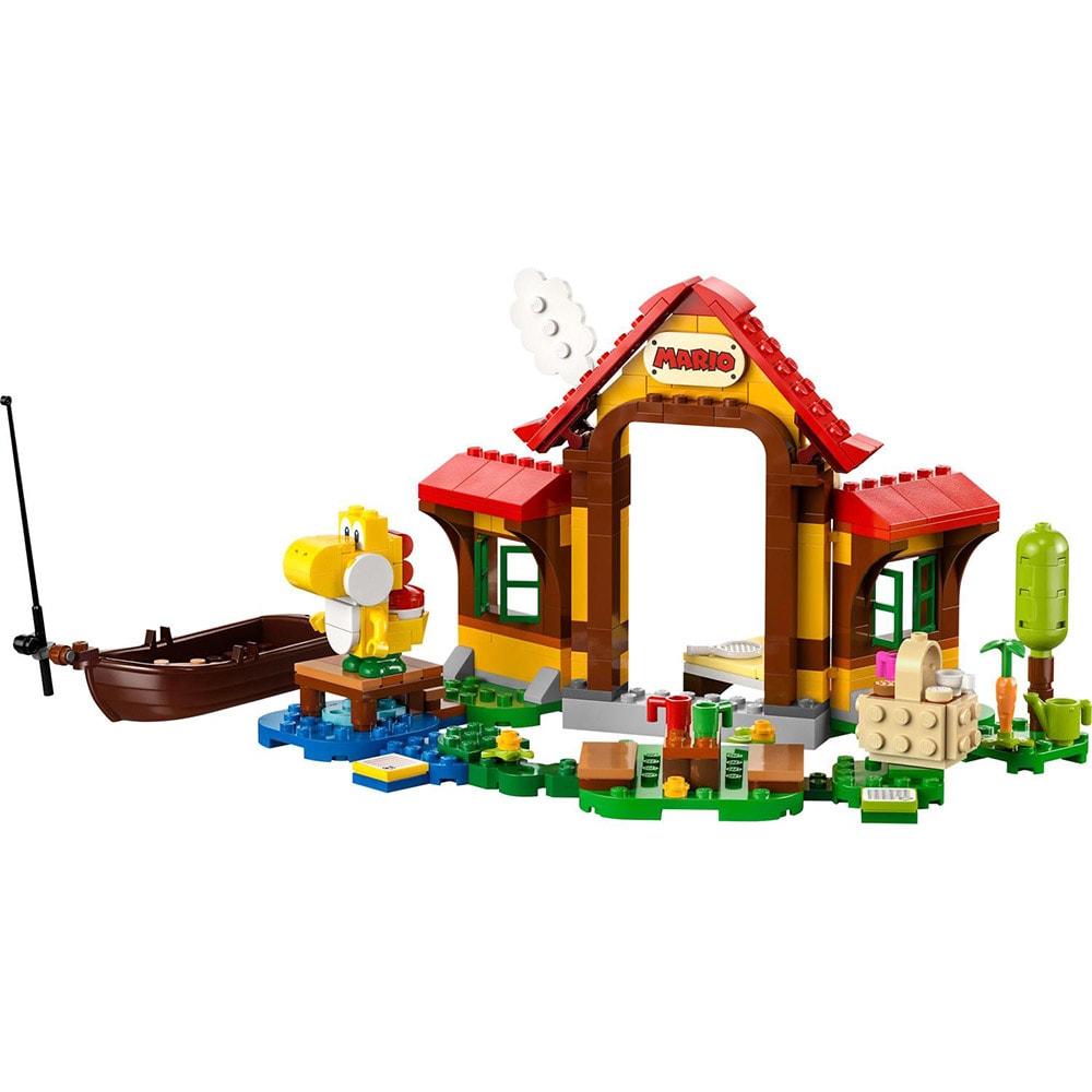 LEGO Super Mario: Picnic la casa lui Mario - Set de extindere 71422, 6 ani+, 259 piese
