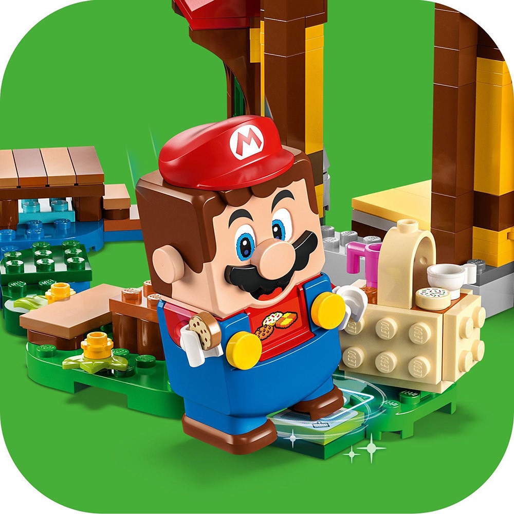 LEGO Super Mario: Picnic la casa lui Mario - Set de extindere 71422, 6 ani+, 259 piese