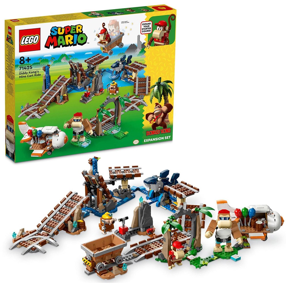 LEGO Super Mario: Plimbarea cu vagonetul - Set de extindere 71425, 8 ani+, 1157 piese