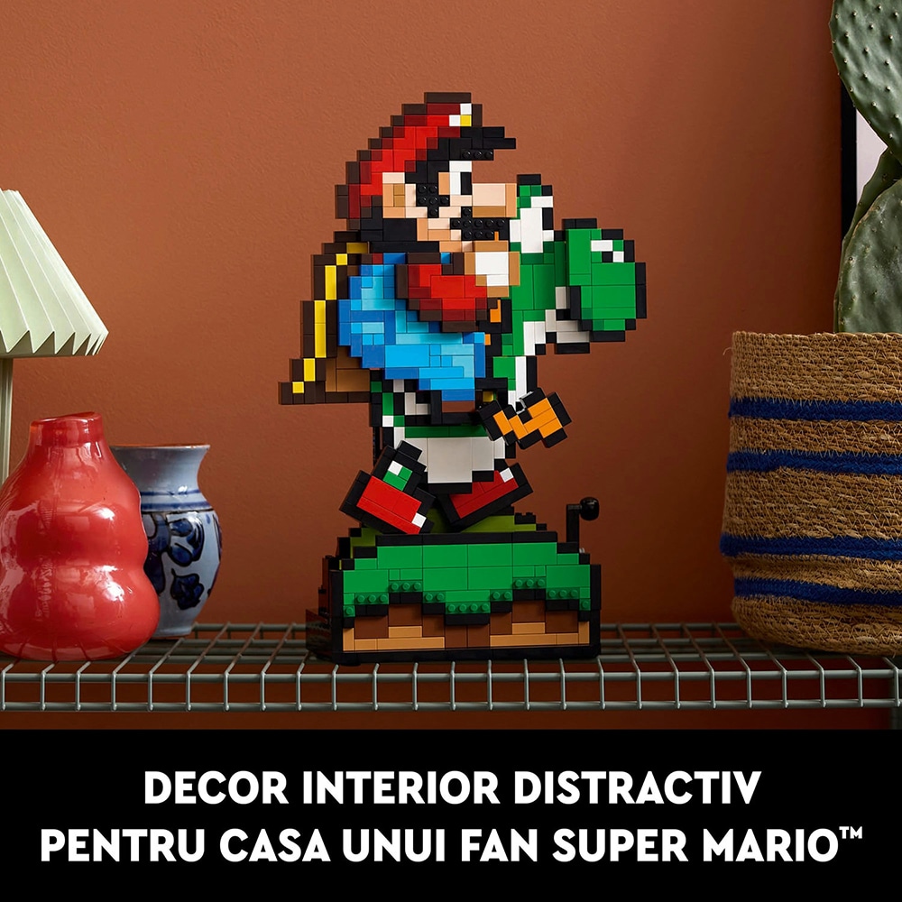 LEGO Super Mario: Super Mario World - Mario si Yoshi 71438, 18 ani+, 1215 piese