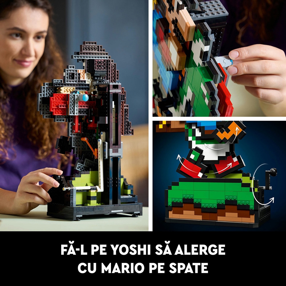 LEGO Super Mario: Super Mario World - Mario si Yoshi 71438, 18 ani+, 1215 piese