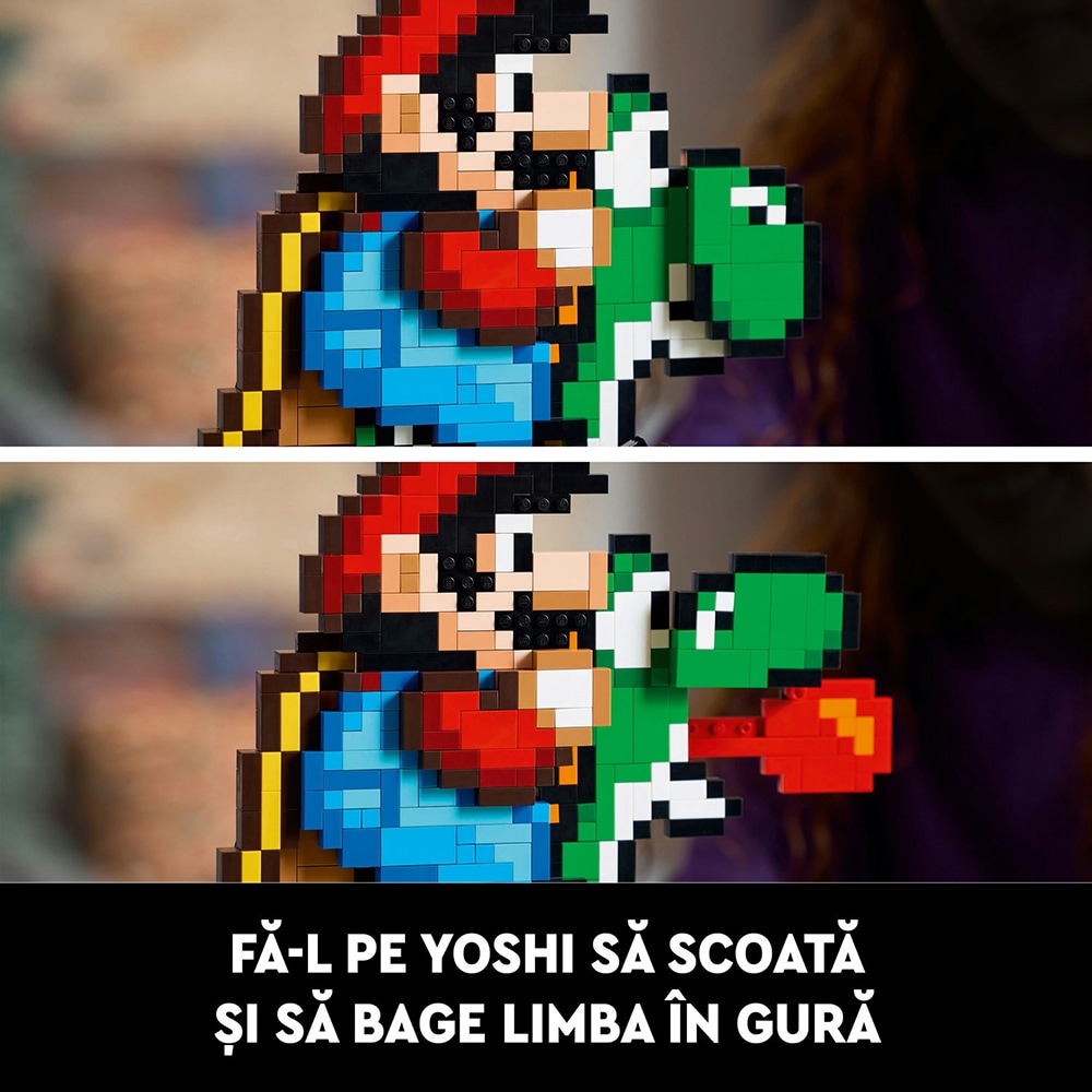 LEGO Super Mario: Super Mario World - Mario si Yoshi 71438, 18 ani+, 1215 piese