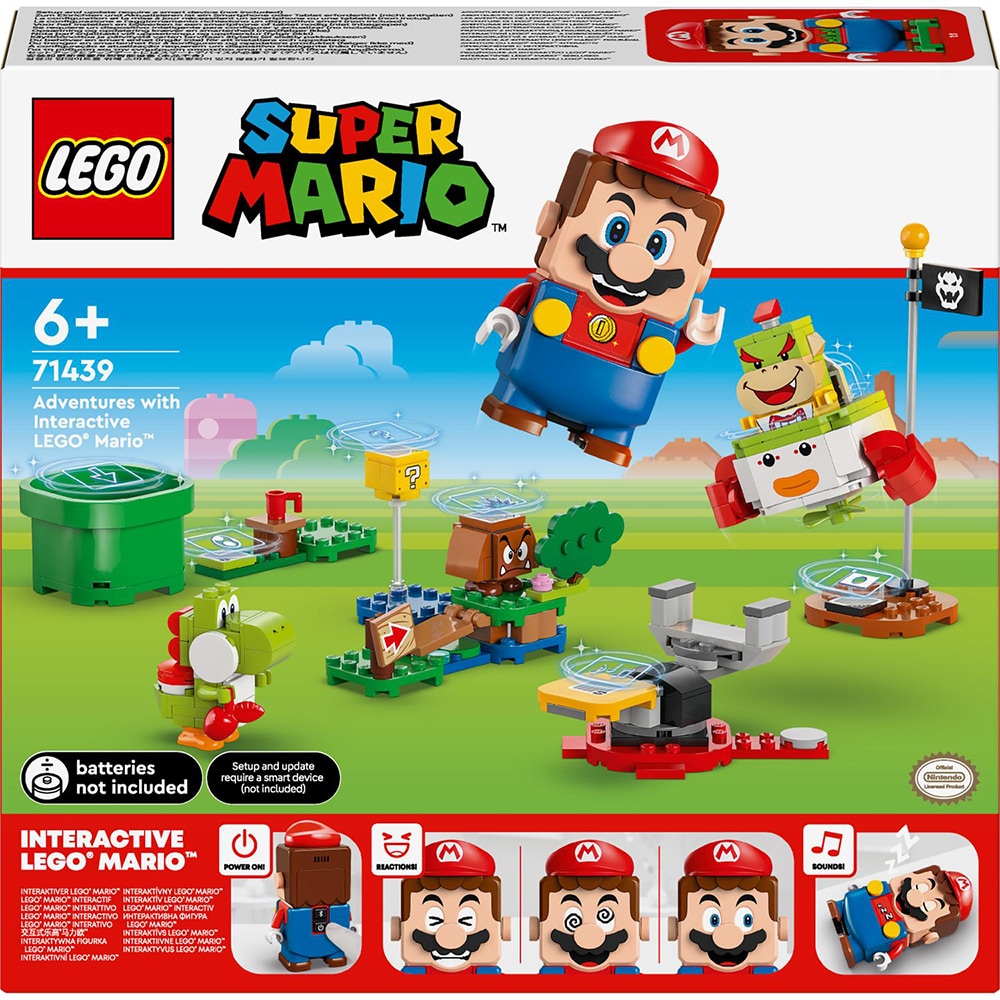 LEGO Super Mario: Aventuri cu LEGO Mario interactiv 71439, 6 ani+, 218 piese