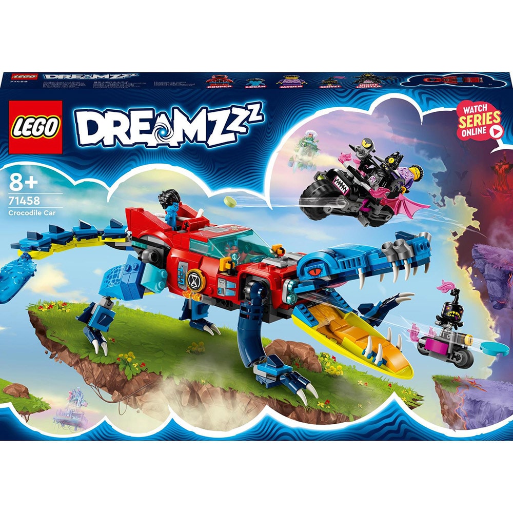 LEGO DREAMZzz: Masina-crocodil 71458, 8 ani+, 494 piese