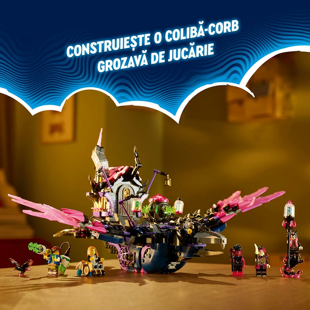 LEGO DREAMZzz: Corbul de la miezul noptii al vrajitoarei din Never 71478, 9 ani+, 1203 piese