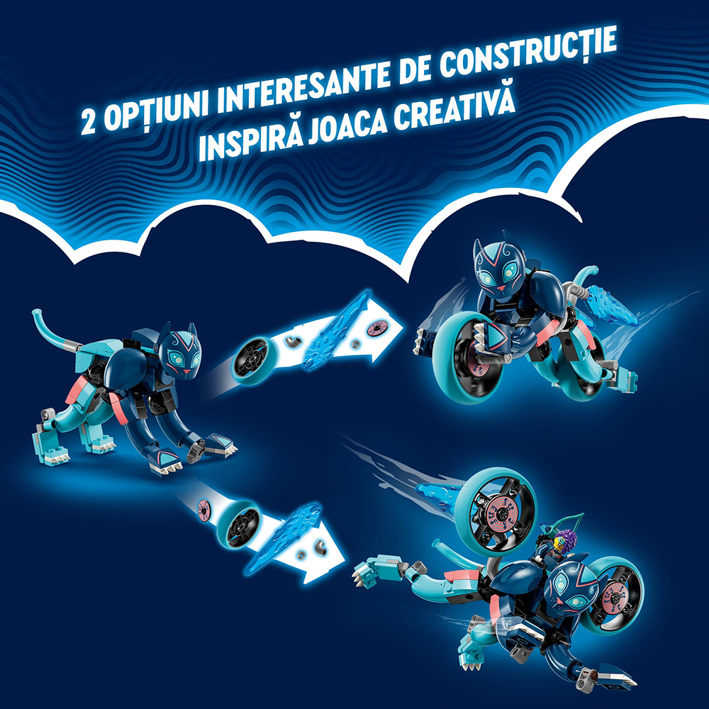 LEGO DREAMZzz: Motocicleta-pisica a lui Zoey 71479, 7 ani+, 226 piese