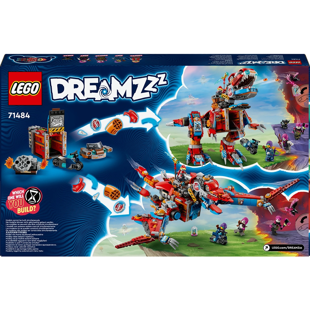 LEGO DREAMZzz: Dinozaurul robot C-Rex al lui Cooper 71484, 9 ani+, 917 piese