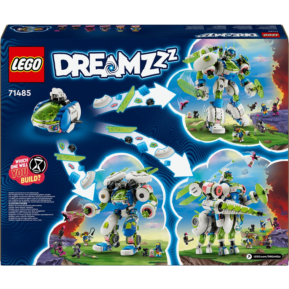LEGO DREAMZzz: Robotul de lupta al lui Mateo si al Cavalerului Z-Blob 71485, 10 ani+, 1333 piese