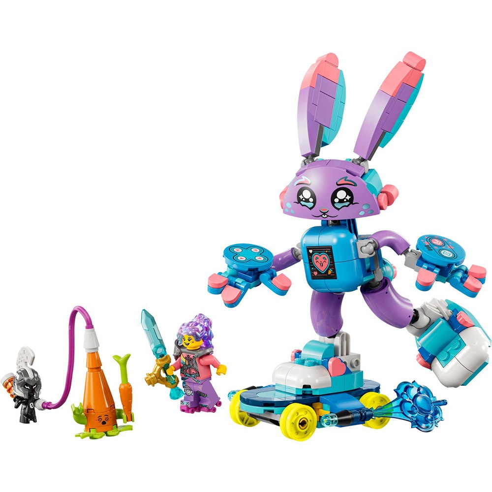 LEGO DREAMZzz: Izzie si iepurasul de gaming Bunchurro 71490, 7 ani+, 252 piese