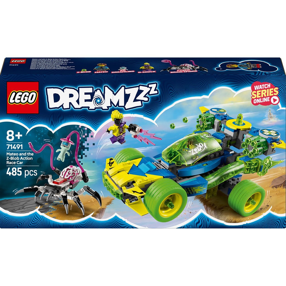 LEGO DREAMZzz: Mateo si masina de curse Z-Blob 71491, 8 ani+, 485 piese