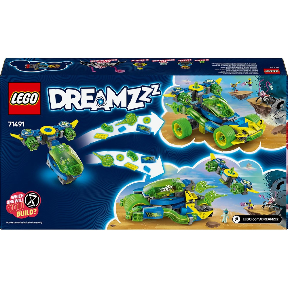 LEGO DREAMZzz: Mateo si masina de curse Z-Blob 71491, 8 ani+, 485 piese