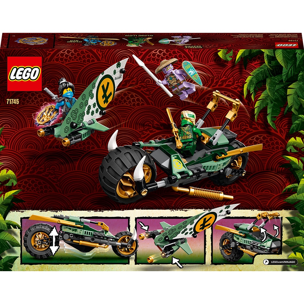 LEGO Ninjago: Motocicleta chopper a lui Lloyd 71745, 7 ani+, 183 piese