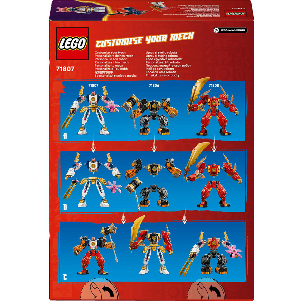 LEGO Ninjago: Robotul Stihie tehnologic al Sorei 71807, 7 ani+, 209 piese