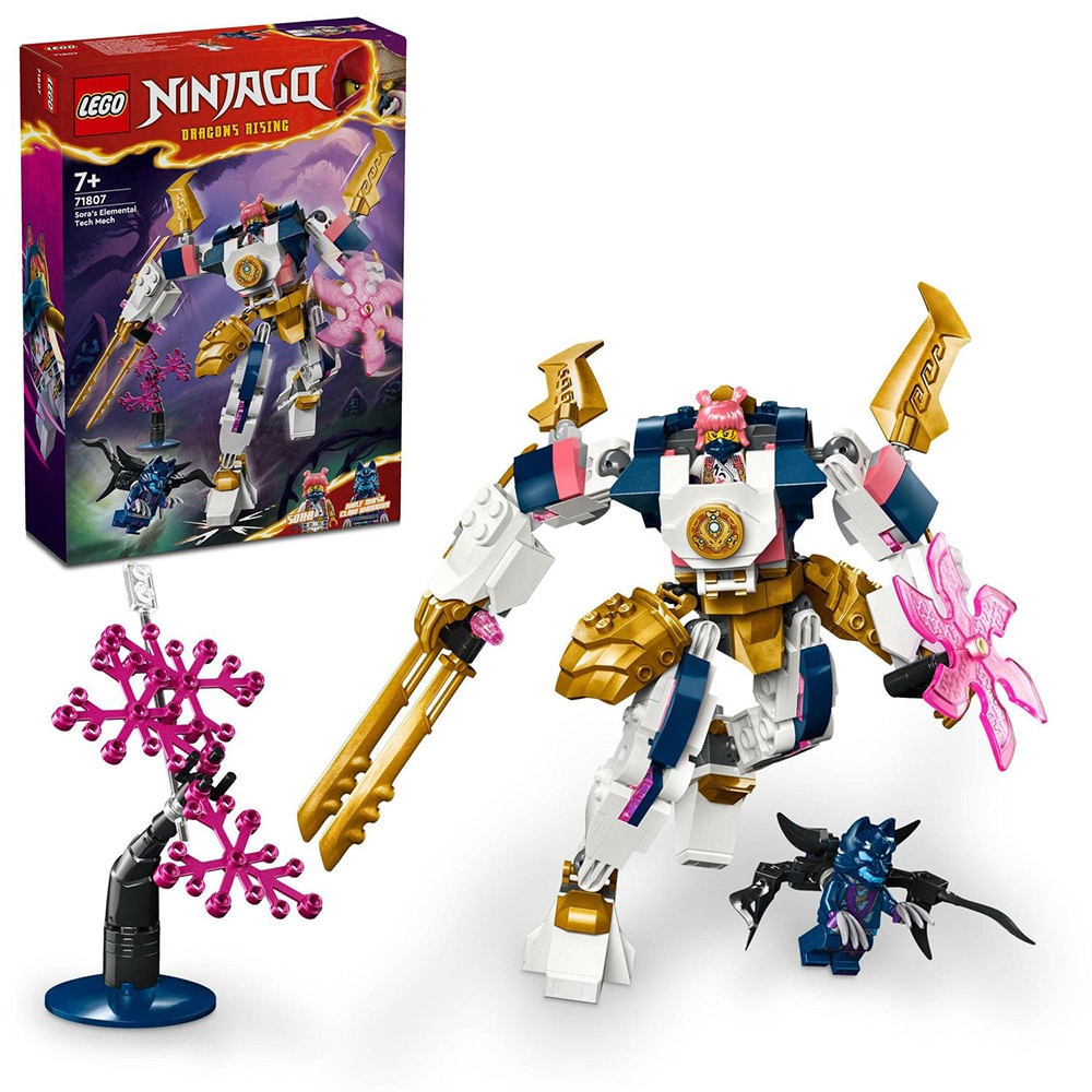 LEGO Ninjago: Robotul Stihie tehnologic al Sorei 71807, 7 ani+, 209 piese