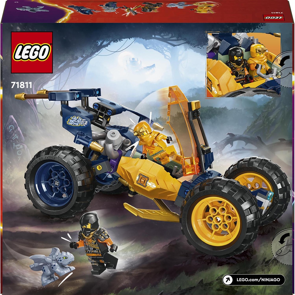 LEGO Ninjago: Vehiculul de teren ninja al lui Arin 71811, 7 ani+, 267 piese