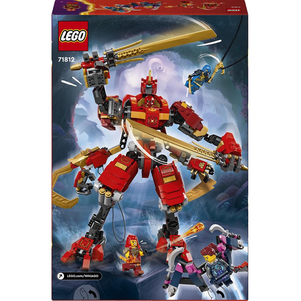 LEGO Ninjago: Robotul ninja catarator al lui Kai 71812, 9 ani+, 623 piese