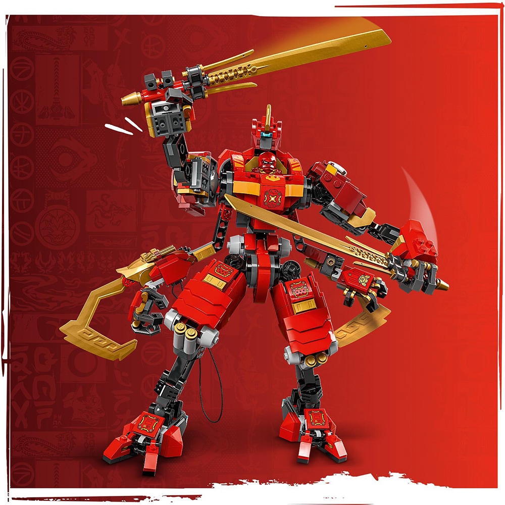 LEGO Ninjago: Robotul ninja catarator al lui Kai 71812, 9 ani+, 623 piese