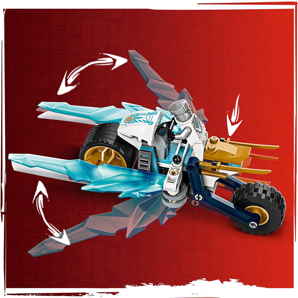 LEGO Ninjago: Motocicleta de gheata a lui Zane 71816, 7 ani+, 84 piese