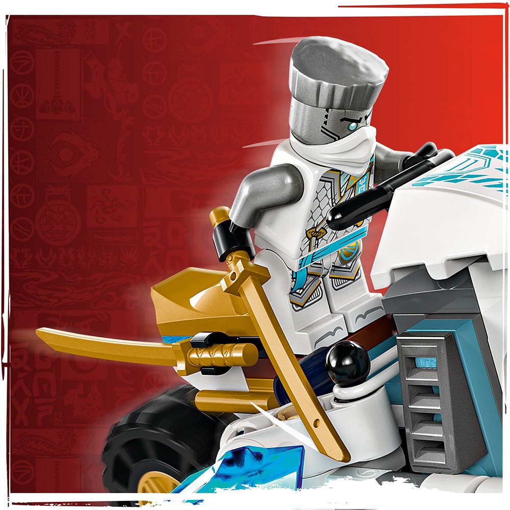 LEGO Ninjago: Motocicleta de gheata a lui Zane 71816, 7 ani+, 84 piese