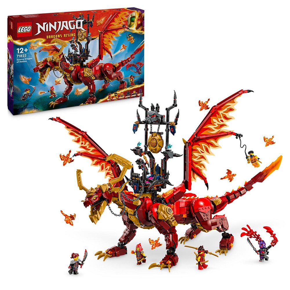 LEGO Ninjago: Dragonul-sursa al miscarii 71822, 12 ani+, 1716 piese