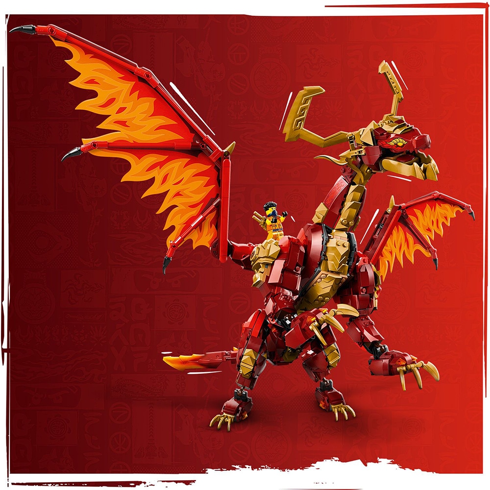 LEGO Ninjago: Dragonul-sursa al miscarii 71822, 12 ani+, 1716 piese