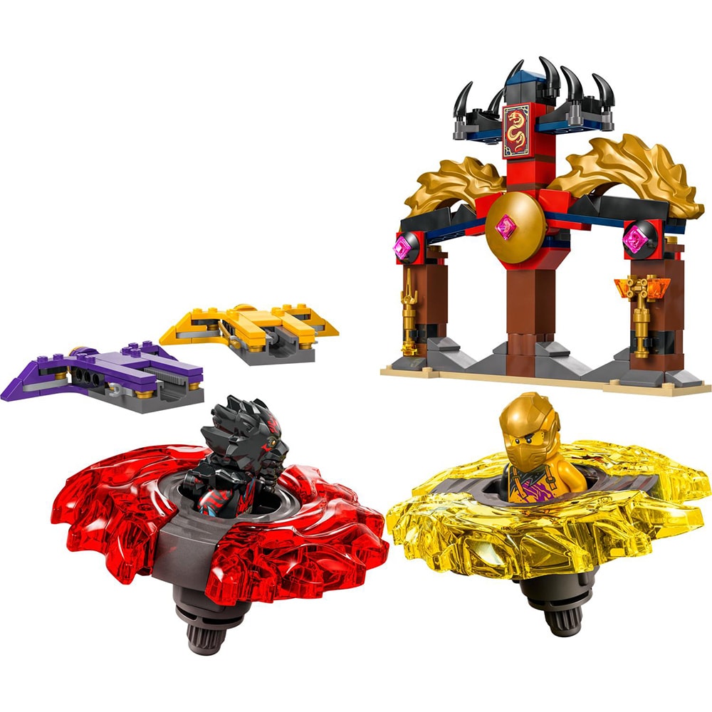 LEGO Ninjago: Pachet de lupta cu dragoni Spinjitzu 71826, 6 ani+, 186 piese