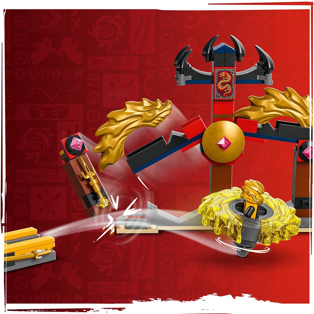 LEGO Ninjago: Pachet de lupta cu dragoni Spinjitzu 71826, 6 ani+, 186 piese