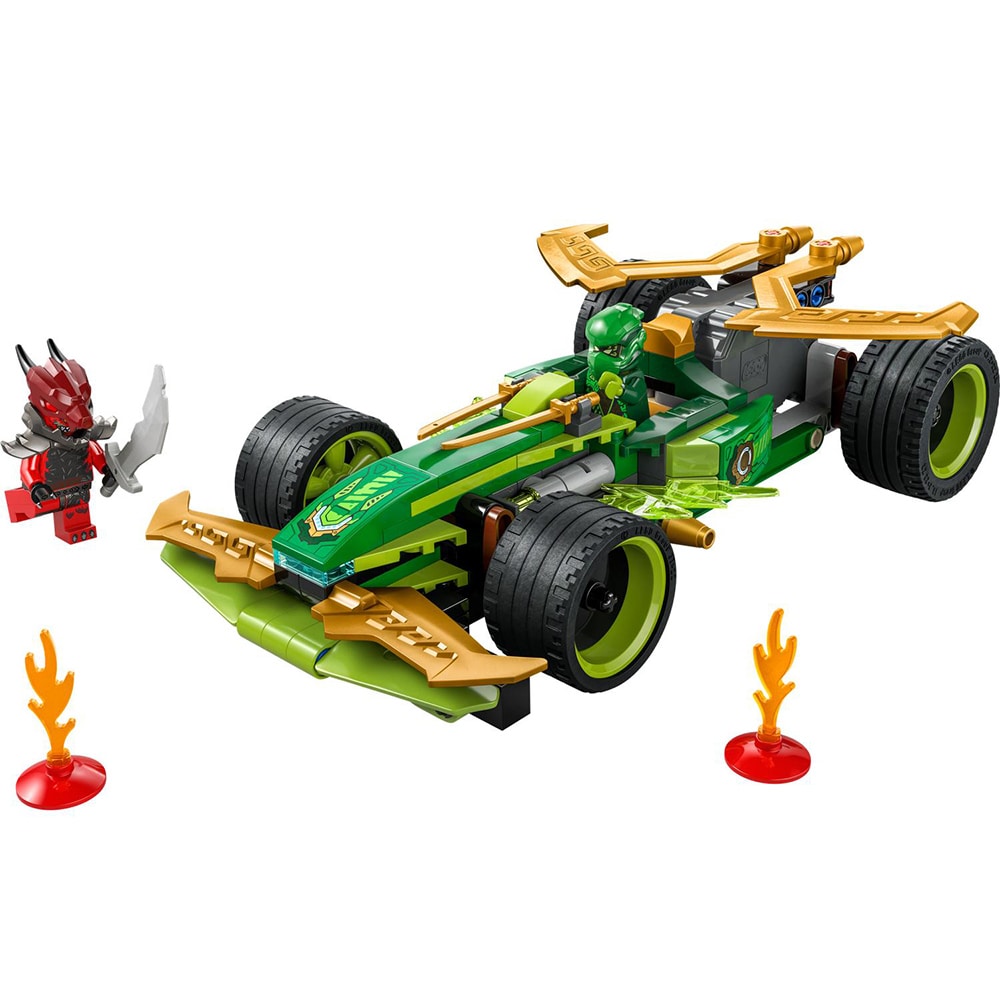 LEGO Ninjago: Masina de curse cu motor cu arc a lui Lloyd 71828, 7 ani+, 181 piese