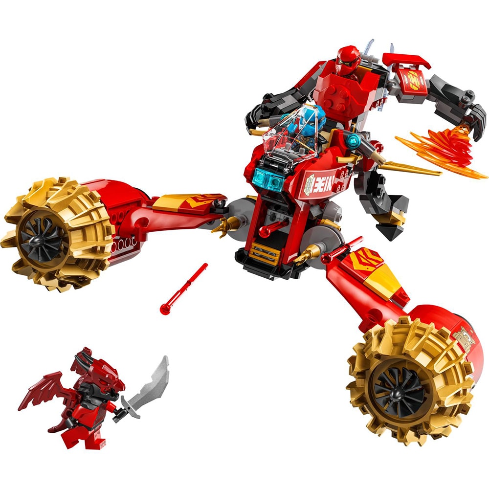 LEGO Ninjago:  Vehiculul-robot zburator al lui Kai 71830, 7 ani+, 333 piese