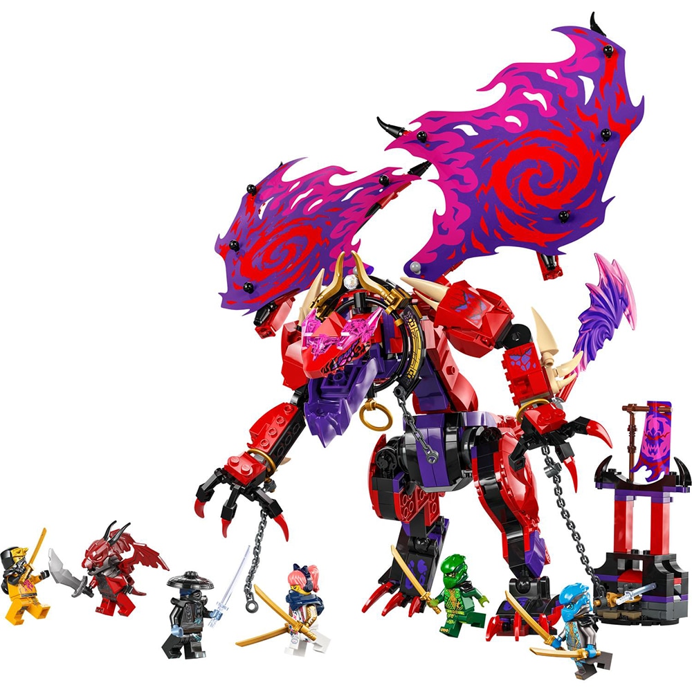 LEGO Ninjago: Dragonul haosului Thunderfang 71832, 8 ani+, 668 piese