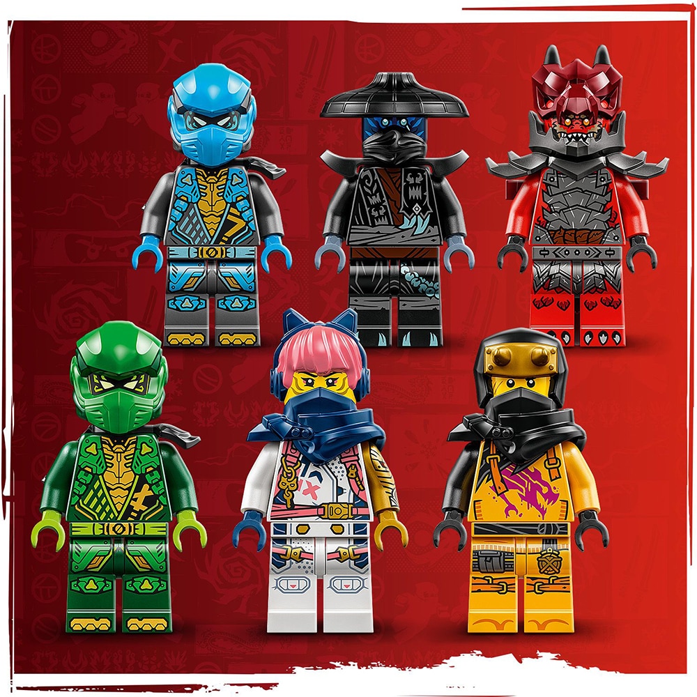 LEGO Ninjago: Dragonul haosului Thunderfang 71832, 8 ani+, 668 piese