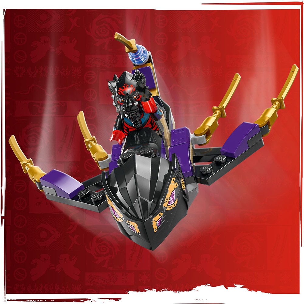 LEGO Ninjago: Superavionul cu reactie al lui Ras si Arin 71833, 8 ani+, 510 piese