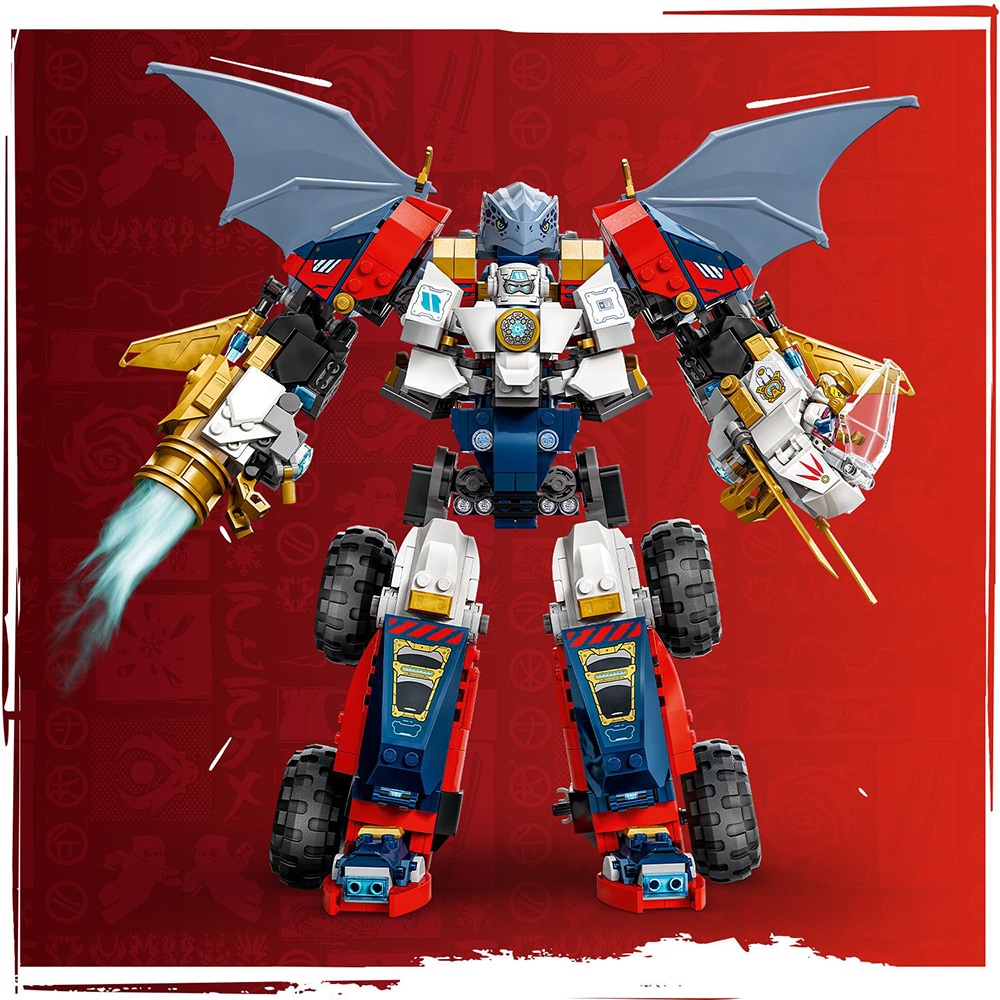 LEGO Ninjago: Ultrarobotul combinat al lui Zane 71834, 9 ani+, 1187 piese
