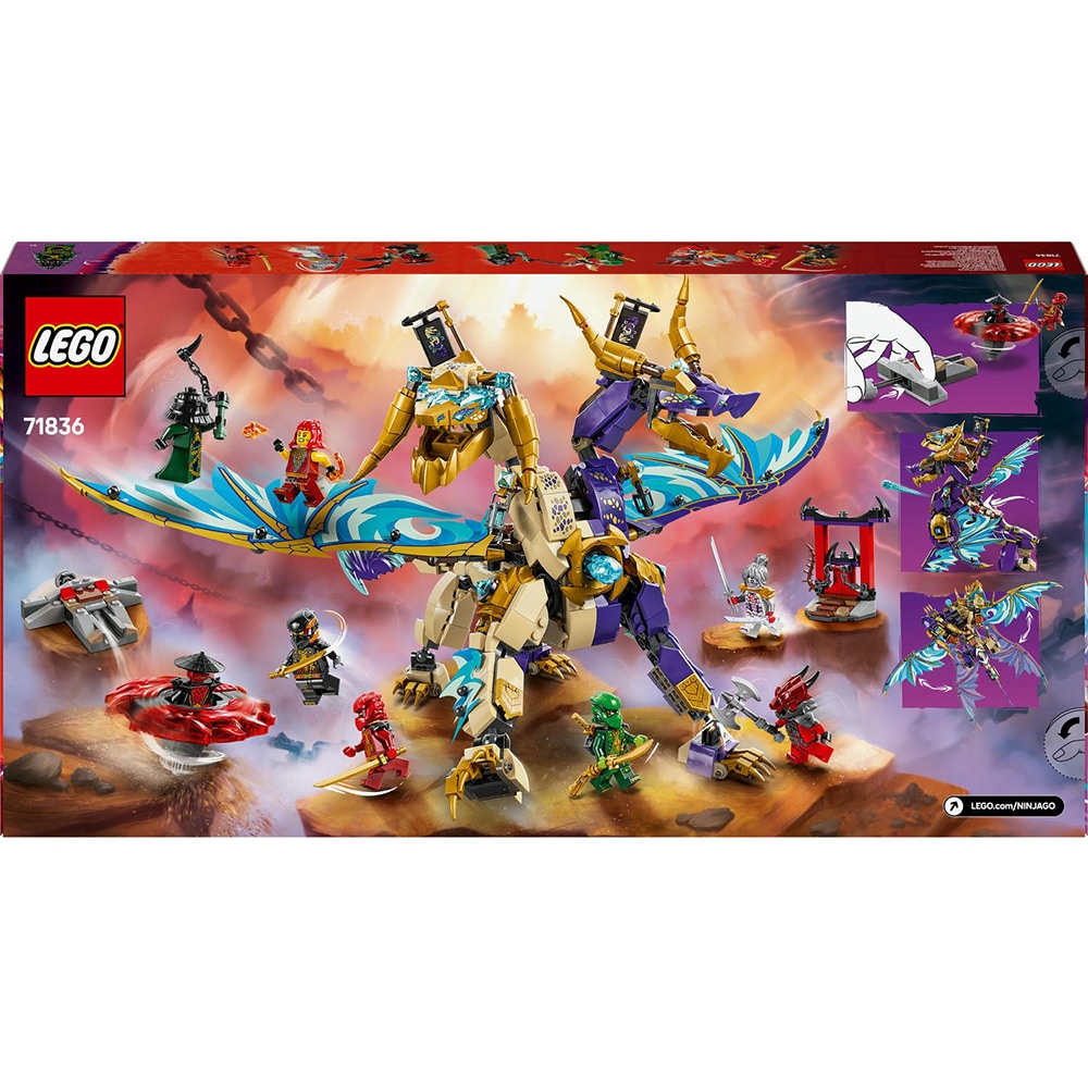 LEGO Ninjago: Dragonul concentrarii Arc 71836, 9 ani+, 869 piese