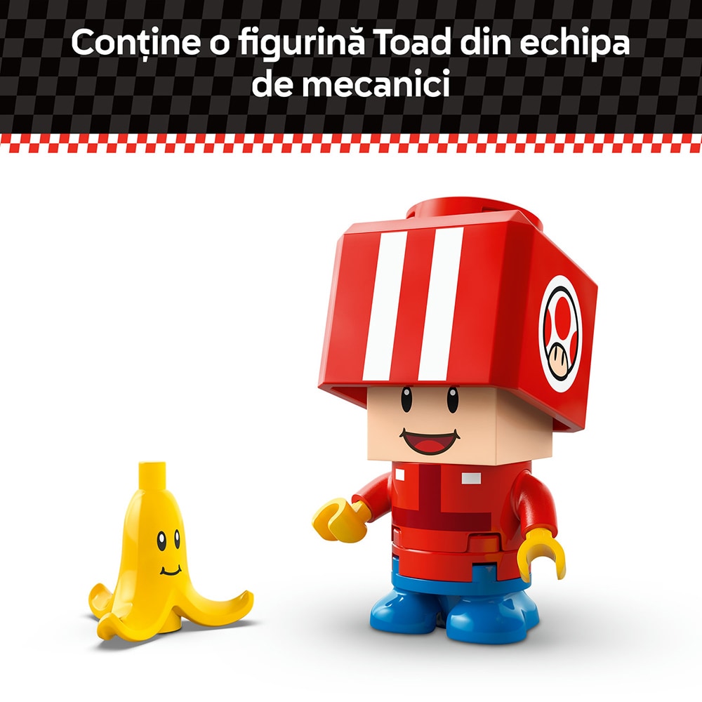 LEGO Super Mario: Mario Kart  Standard Kart 72032, 7 ani+, 174 piese