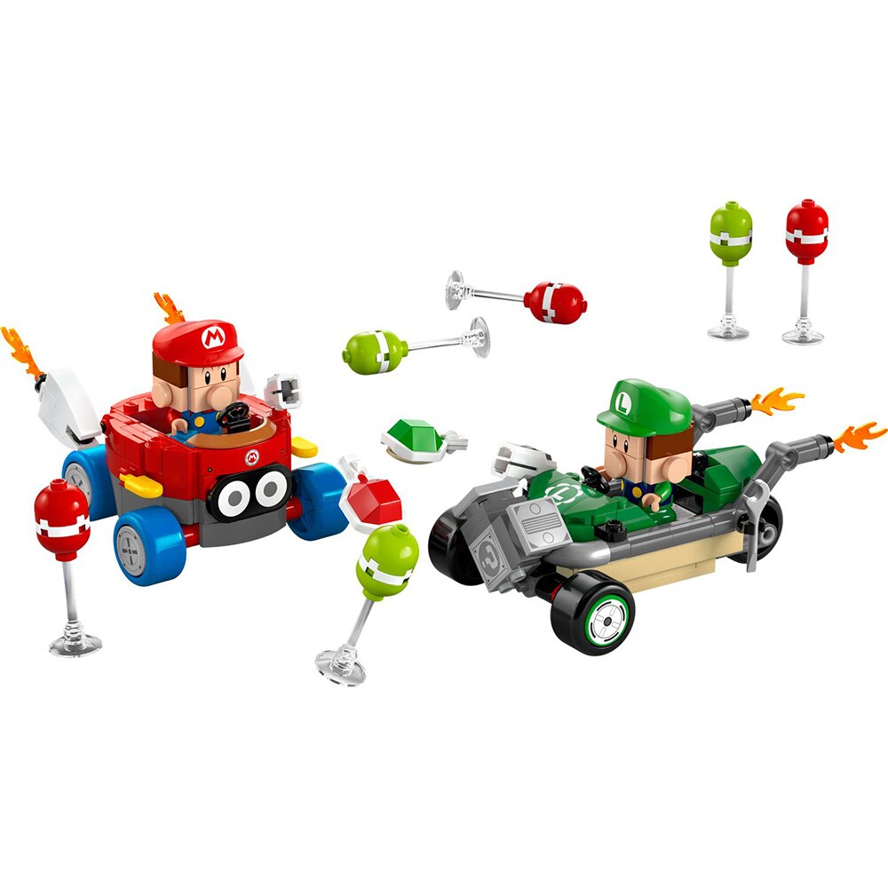 LEGO Super Mario: Mario Kart  Baby Mario si Baby Luigi 72034, 8 ani+, 321 piese