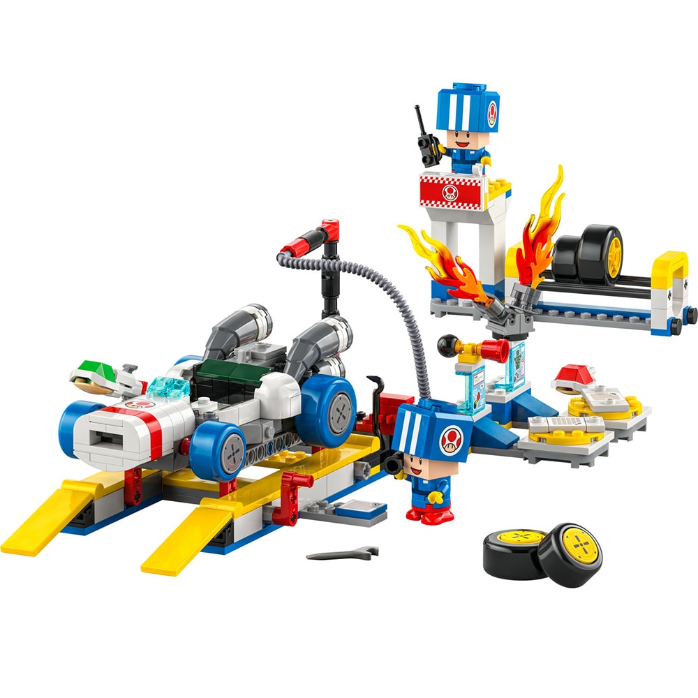 LEGO Super Mario: Mario Kart  Garajul lui Toad 72035, 8 ani+, 390 piese