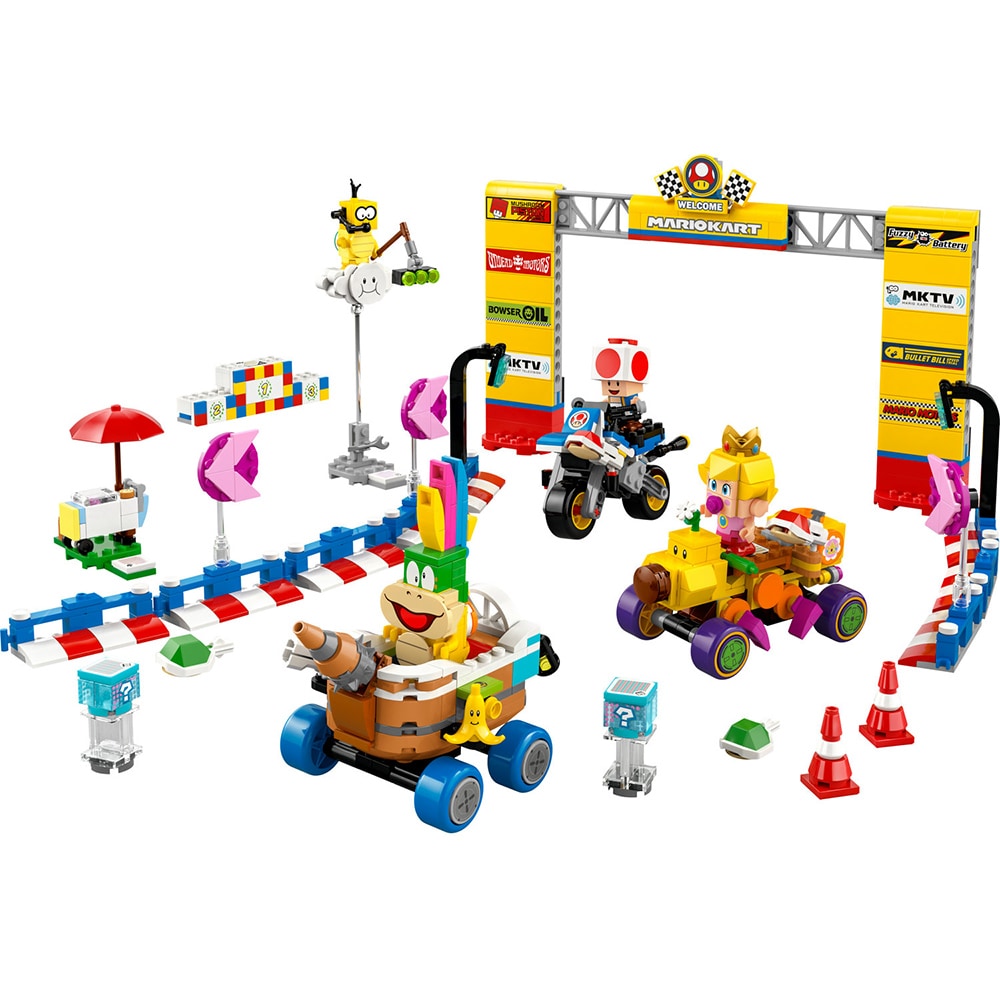 LEGO Super Mario: Mario Kart- Set Baby Peach si Grand Prix 72036, 8 ani+, 823 piese