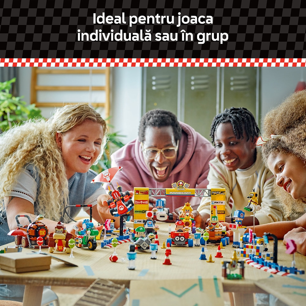LEGO Super Mario: Mario Kart- Set Baby Peach si Grand Prix 72036, 8 ani+, 823 piese