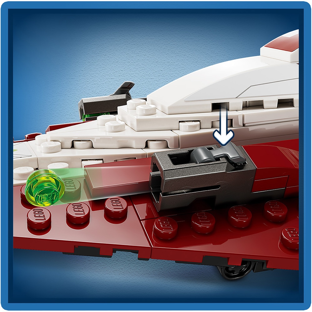 LEGO Star Wars: Jedi Starfighter-ul lui Obi-Wan Kenobi 75333, 7 ani+, 282 piese
