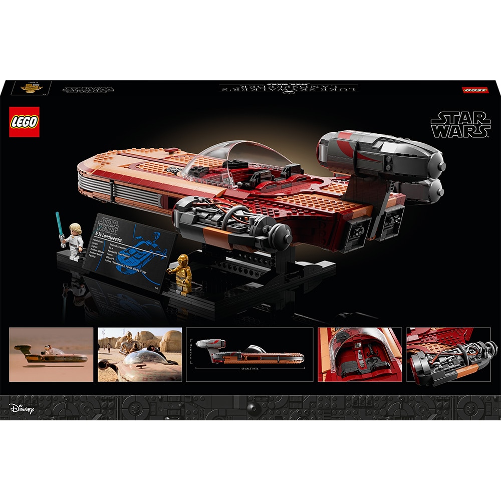LEGO Star Wars: Landspeeder al lui Luke Skywalker 75341, 18 ani+, 1890 piese