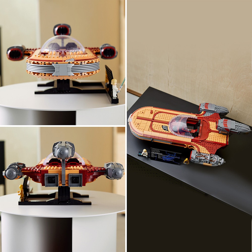 LEGO Star Wars: Landspeeder al lui Luke Skywalker 75341, 18 ani+, 1890 piese