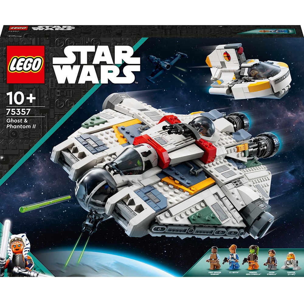 LEGO Star Wars: TM Ghost si Phantom II 75357, 10 ani+, 1394 piese