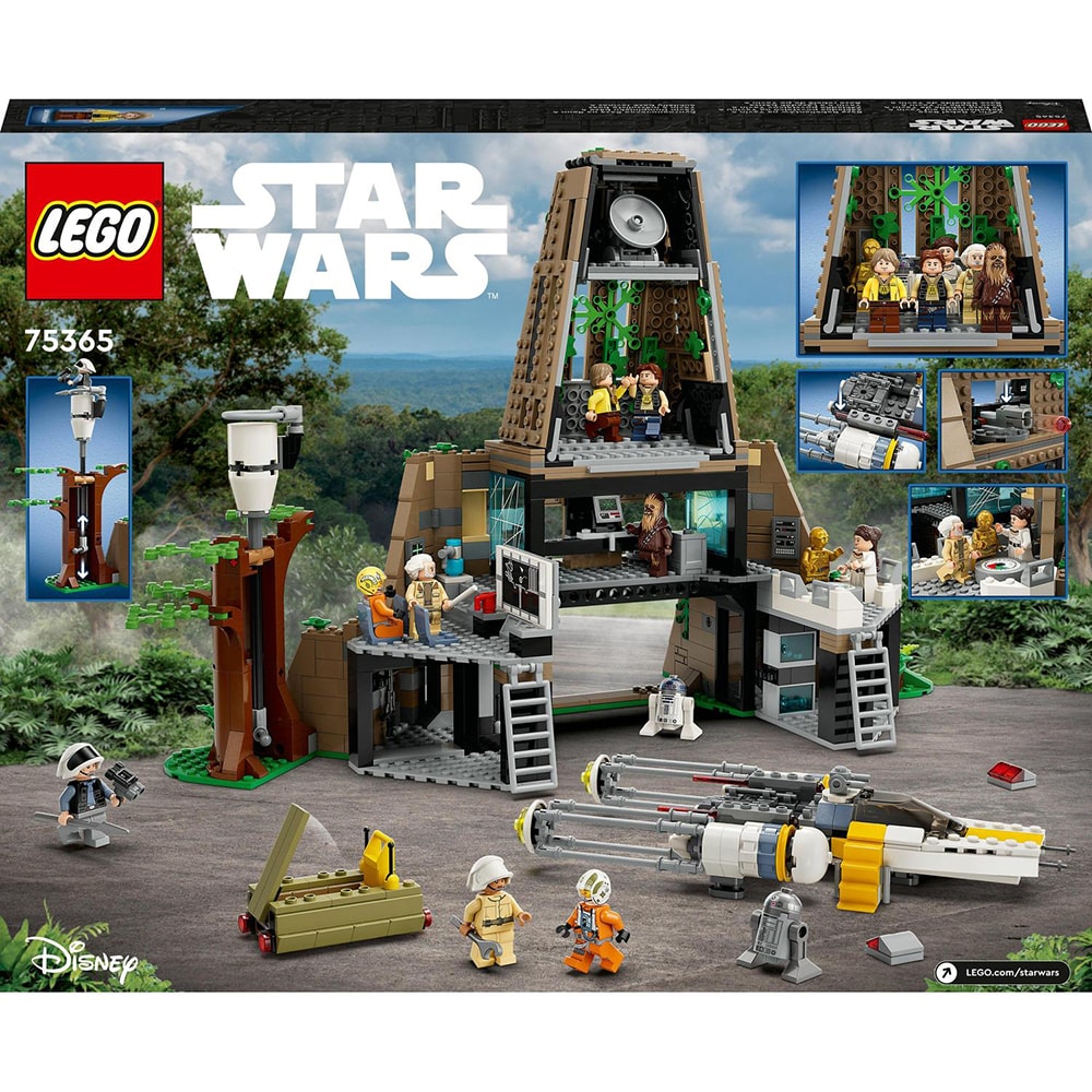 LEGO Star Wars: TM Baza rebela de pe Yavin 4 75365, 8 ani+, 1066 piese