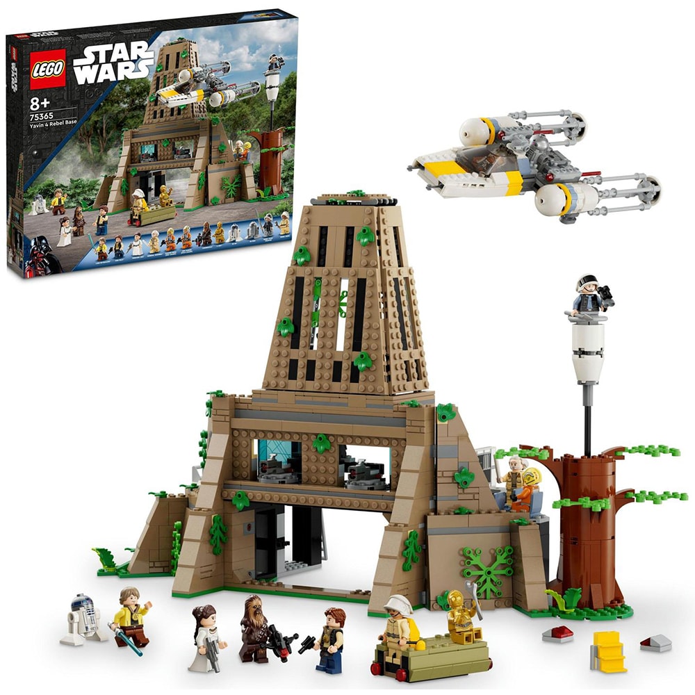 LEGO Star Wars: TM Baza rebela de pe Yavin 4 75365, 8 ani+, 1066 piese