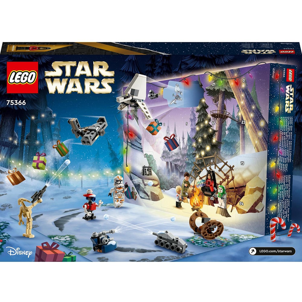 LEGO Star Wars: Calendar de advent 75366, 6 ani+, 320 piese